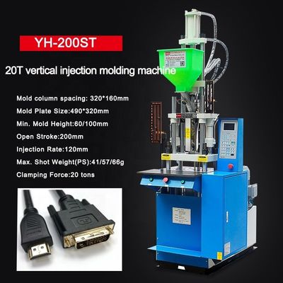 Máquina de moldeo por inyección vertical automática YH-150ST para micro USB y USB tipo C