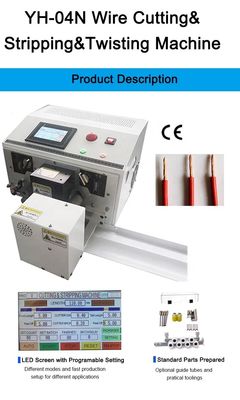 YH-04N Máquina automática de corte de alambre doble, de desmontaje y torsión para alambre de cobre de 40 kg