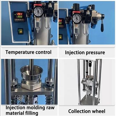 Producción en laboratorio o en lotes pequeños Máquina de moldeo por inyección de escritorio pequeña Mirco YH-10G