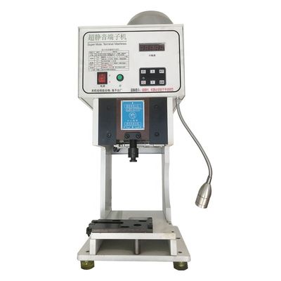 Máquina semiautomática de compresión con conector de terminales de compresión con 30 mm/40 mm de carrera