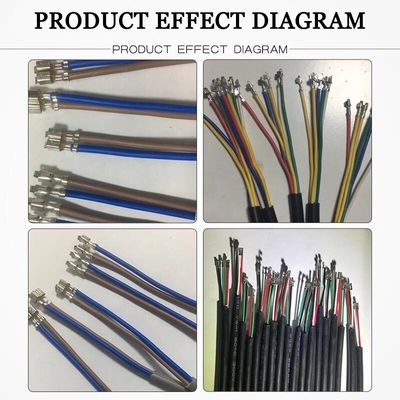 2500-3600 Pcs/h Productividad 1.8Ton Mute Strip JST XH2.54 Máquina de recortado de terminales