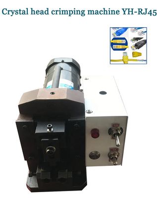 Máquina de recortado de 25 mm para cabezas de cristal de red de diamantes pequeños RJ45 y RJ11
