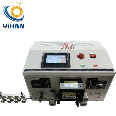 Energía eléctrica cargador de cable automático automático corte de cable y máquina de tiras adhesivas