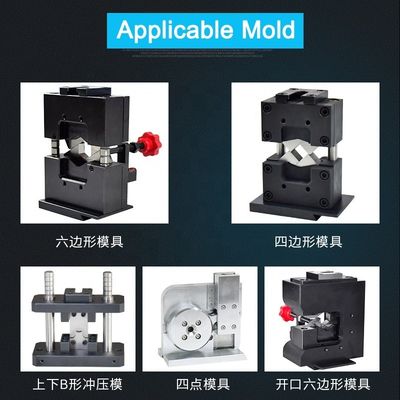 2.5-50mm2 Máquina de recortado de terminales de accionamiento hidráulico y neumático para semiautomáticos