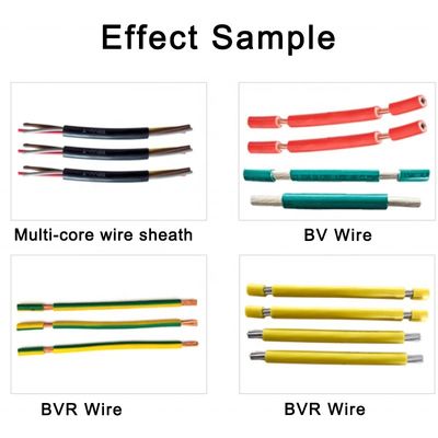 YH-800-H06 Máquina de corte de alambre de cubierta de núcleo múltiple para el cable OD dentro de 6 mm