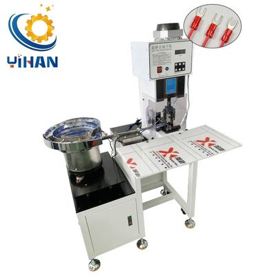Máquina de trituración de placas de alimentación de terminales de vibración semiautomática para terminales sueltos