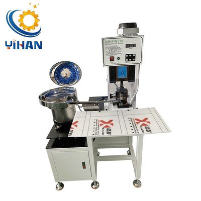Máquina de trituración de placas de alimentación de terminales de vibración semiautomática para terminales sueltos