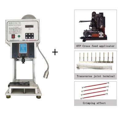 Máquina semiautomática de trituración de tubos eléctricos de 440*400*720 mm para terminales de ferrules JST