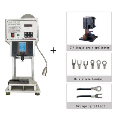 Máquina semiautomática de trituración de tubos eléctricos de 440*400*720 mm para terminales de ferrules JST