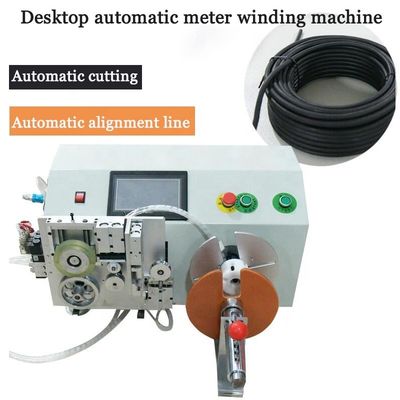 Diámetro exterior redondo no estándar Tipo de escritorio Medidor automático Cortador de alambre máquina de enrollado