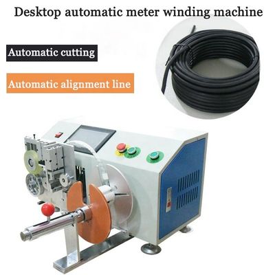 Diámetro exterior redondo no estándar Tipo de escritorio Medidor automático Cortador de alambre máquina de enrollado