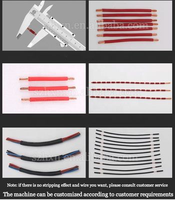Máquina avanzada de corte y desmontaje para cables de alambre de núcleo múltiple 1-9999.9mm longitud de corte