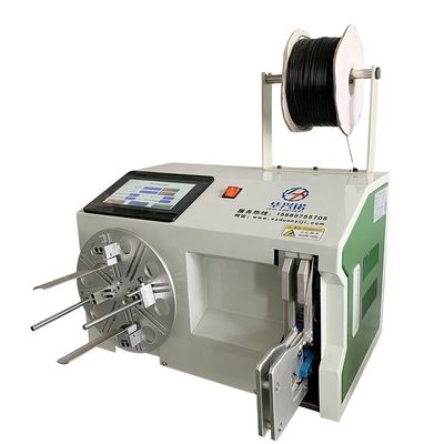Duración de unión 120-200mm Corbatas Correa de forma 8 Cordón USB grueso Máquina de energía semiautomática