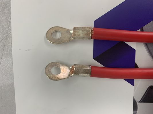25 mm Cuadrado aislado conectores terminales de espadas de trituración de alambre de 4 toneladas de velocidad molde de grano único