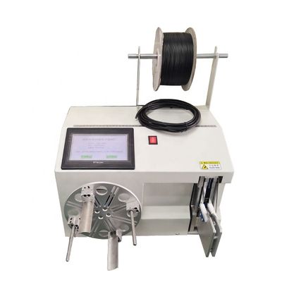 Motor eléctrico bobina de alambre de cobre enrollamiento y máquina de unión alrededor del diámetro del círculo