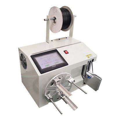 Motor eléctrico bobina de alambre de cobre enrollamiento y máquina de unión alrededor del diámetro del círculo