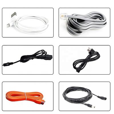 Máquina de bobinado AC220V 50HZ/60HZ para cable de datos USB semiautomático y bobina de alambre
