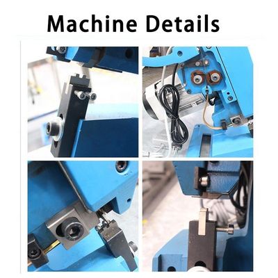 2/4/6/8mm Mute Cinturón de cobre Crimping máquina de empalme con y 1.8T Pressing Capacidad