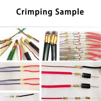 2/4/6/8mm Mute Cinturón de cobre Crimping máquina de empalme con y 1.8T Pressing Capacidad
