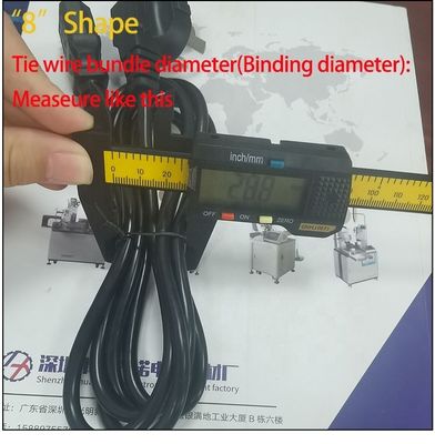 Máquina de fijación de alambre para bolsas de pan giradas YH-5-35Z Semi-automático de cable de alambre de enrollamiento