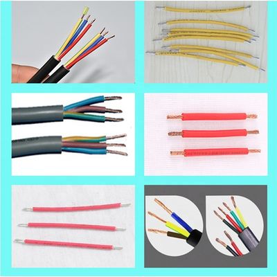 Máquina semiautomática de separación y torsión de cables de cobre con potencia nominal de 120 W