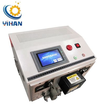 Máquina de corte de cinta de alambre de pantalla táctil para cortar y quitar 1-5 mm de diámetro exterior de alambre