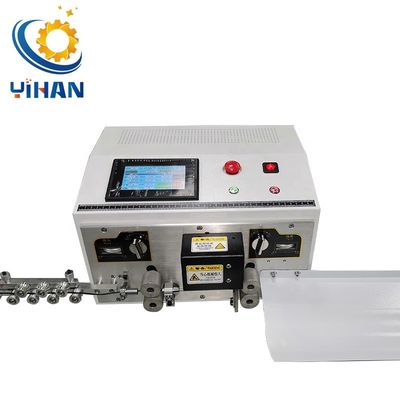 Máquina de corte de cinta de alambre de pantalla táctil para cortar y quitar 1-5 mm de diámetro exterior de alambre