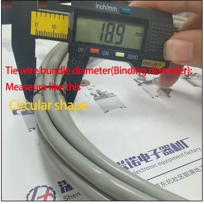 120-200 mm de longitud de unión de cable USB de bobina y cuerda máquina con diámetro ajustable