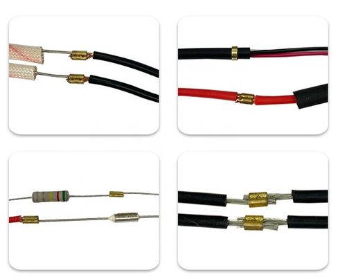 Máquina de empalme de cinturón de cobre de 6 mm para juntas eléctricas de alambre silencioso