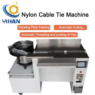 Apoyo en línea Auto ajustable corbatas de cremallera duradera auto-bloqueo de nylon corbatas de cable de cremallera máquina