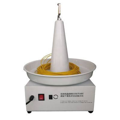 Máquina de desenrollamiento de alambre de cable pequeño de 9 kg de capacidad con alimentador automático rotativo de bobina de alambre