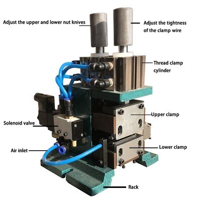 3F Máquina para pelar el alambre del núcleo Cuchillo de desmontaje neumático